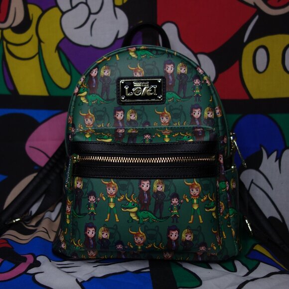 NWOT Marvel Loki Loungefly Mini Backpack main image 7